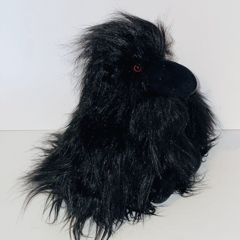 Jellycat Charlie Crow Black Plush Stuffed Retired 2016 Rare Jellycat London Tag - Picture 10 of 11
